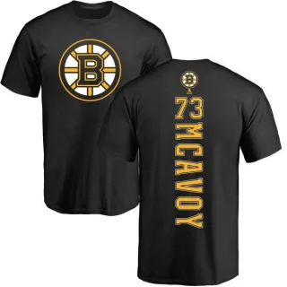 Charlie McAvoy Boston Bruins Backer T-Shirt - Black