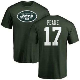 Charone Peake New York Jets Name & Number Logo T-Shirt - Green