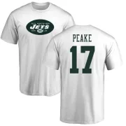 Charone Peake New York Jets Name & Number Logo T-Shirt - White