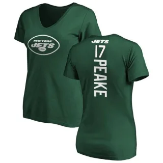 Charone Peake Women's New York Jets Backer Slim Fit T-Shirt - Green