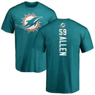 Chase Allen Miami Dolphins Backer T-Shirt - Aqua