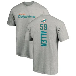 Chase Allen Miami Dolphins Backer T-Shirt - Ash