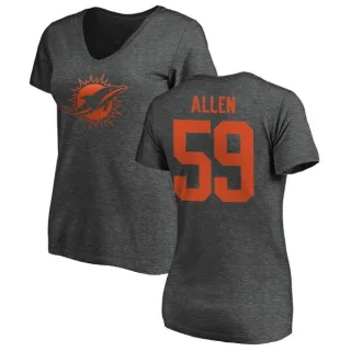 Chase Allen Women's Miami Dolphins One Color T-Shirt - Ash