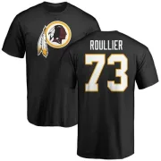 Chase Roullier Washington Redskins Name & Number Logo T-Shirt - Black