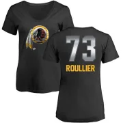 Chase Roullier Women's Washington Redskins Midnight Mascot T-Shirt - Black