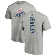 Chase Utley Los Angeles Dodgers Backer T-Shirt - Ash