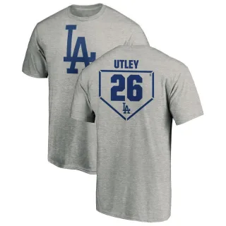 Chase Utley Los Angeles Dodgers RBI T-Shirt - Heathered Gray