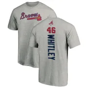 Chase Whitley Atlanta Braves Backer T-Shirt - Ash