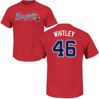 Chase Whitley Atlanta Braves Name & Number T-Shirt - Red