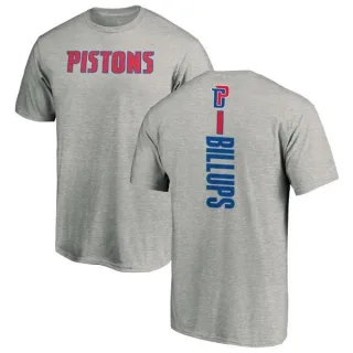 Chauncey Billups Detroit Pistons Ash Backer T-Shirt