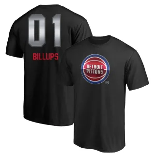 Chauncey Billups Detroit Pistons Black Midnight Mascot T-Shirt