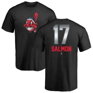 Chico Salmon Cleveland Indians Midnight Mascot T-Shirt - Black