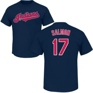 Chico Salmon Cleveland Indians Name & Number T-Shirt - Navy