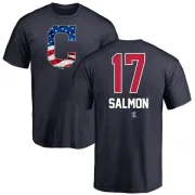 Chico Salmon Cleveland Indians Name and Number Banner Wave T-Shirt - Navy