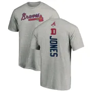 Chipper Jones Atlanta Braves Backer T-Shirt - Ash