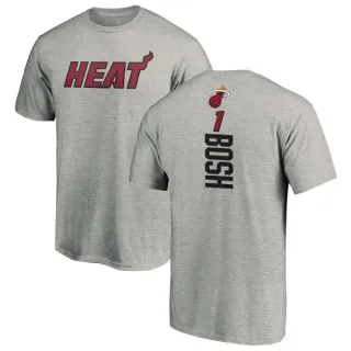 Chris Bosh Miami Heat Ash Backer T-Shirt