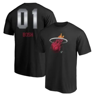 Chris Bosh Miami Heat Black Midnight Mascot T-Shirt