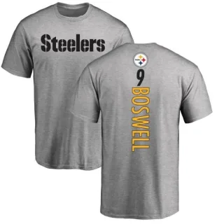 Chris Boswell Pittsburgh Steelers Backer T-Shirt - Ash