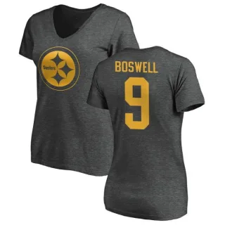 Chris Boswell Women's Pittsburgh Steelers One Color T-Shirt - Ash