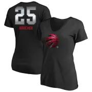 Chris Boucher Women's Toronto Raptors Black Midnight Mascot T-Shirt