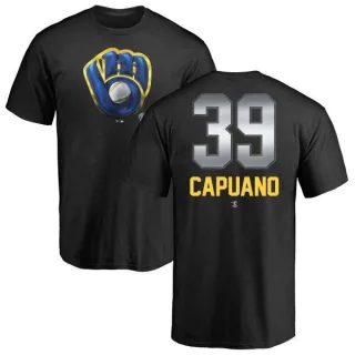 Chris Capuano Milwaukee Brewers Midnight Mascot T-Shirt - Black