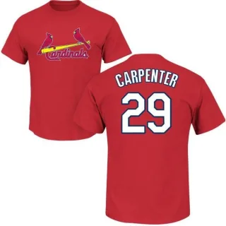 Chris Carpenter St. Louis Cardinals Name & Number T-Shirt - Red