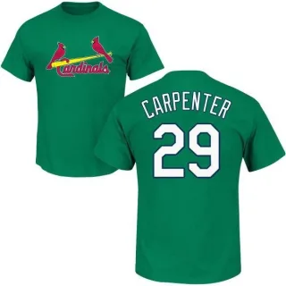 Chris Carpenter St. Louis Cardinals St. Patrick's Day Name & Number T-Shirt - Green