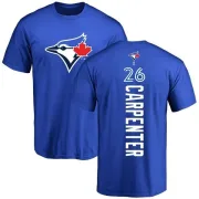 Chris Carpenter Toronto Blue Jays Backer T-Shirt - Royal