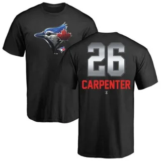 Chris Carpenter Toronto Blue Jays Midnight Mascot T-Shirt - Black