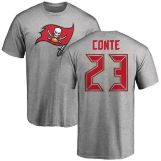 Chris Conte Tampa Bay Buccaneers Name & Number Logo T-Shirt - Ash