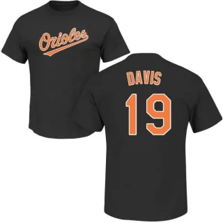 Chris Davis Baltimore Orioles Name & Number T-Shirt - Black