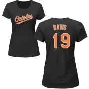 Chris Davis Women's Baltimore Orioles Name & Number T-Shirt - Black