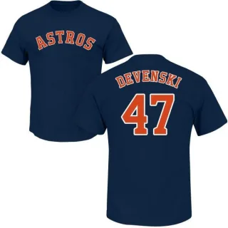 Chris Devenski Houston Astros Name & Number T-Shirt - Navy