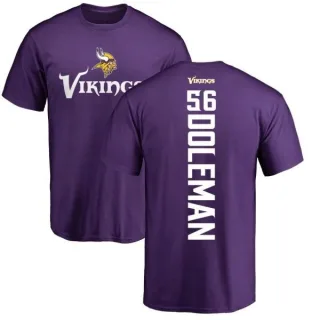 Chris Doleman Minnesota Vikings Backer T-Shirt - Purple