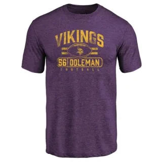 Chris Doleman Minnesota Vikings Flanker Tri-Blend T-Shirt - Purple