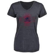 Chris Drury Women's Colorado Avalanche Insignia Tri-Blend T-Shirt - Navy