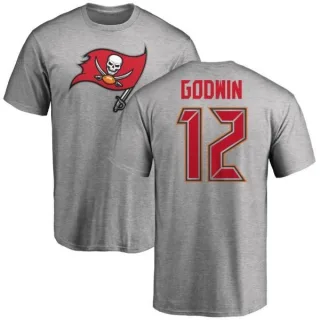 Chris Godwin Tampa Bay Buccaneers Name & Number Logo T-Shirt - Ash