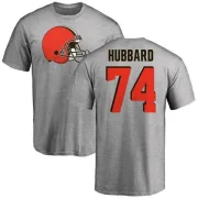 Chris Hubbard Cleveland Browns Name & Number Logo T-Shirt - Ash