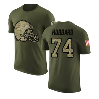 Chris Hubbard Cleveland Browns Olive Salute to Service Legend T-Shirt