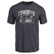 Chris Jones Dallas Cowboys Flanker Tri-Blend T-Shirt - Navy