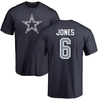 Chris Jones Dallas Cowboys Name & Number Logo T-Shirt - Navy