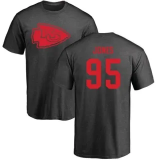 Chris Jones Kansas City Chiefs One Color T-Shirt - Ash