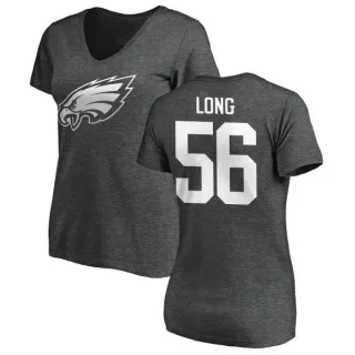 Chris Long Women's Philadelphia Eagles One Color T-Shirt - Ash