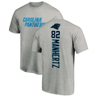 Chris Manhertz Carolina Panthers Backer T-Shirt - Ash