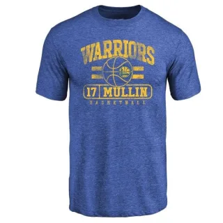 Chris Mullin Golden State Warriors Royal Baseline Tri-Blend T-Shirt