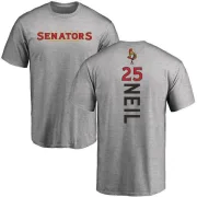 Chris Neil Ottawa Senators Backer T-Shirt - Ash