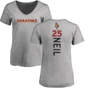 Chris Neil Women's Ottawa Senators Backer T-Shirt - Ash