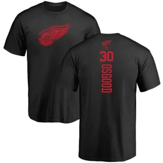 Chris Osgood Detroit Red Wings One Color Backer T-Shirt - Black