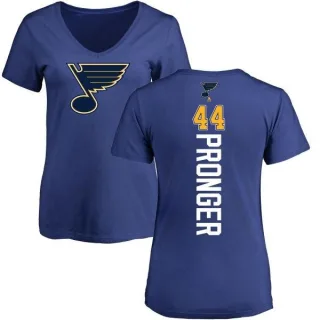 Chris Pronger Women's St. Louis Blues Backer T-Shirt - Blue