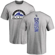 Chris Rusin Colorado Rockies Backer T-Shirt - Ash